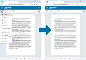 Quickly eliminate unwanted watermarks for professional-looking documents.