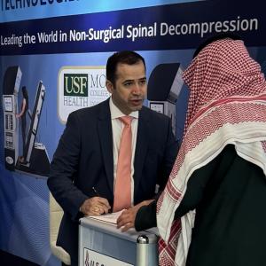 Mr Saleem Musallam at Arab Health in Dubai for the 20th Year