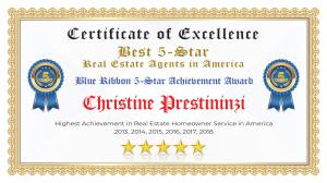 Christine Prestininzi Certificate of Excellence Delray Beach FL
