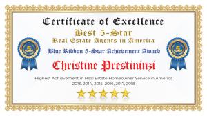 Christine Prestininzi Certificate of Excellence Miami FL