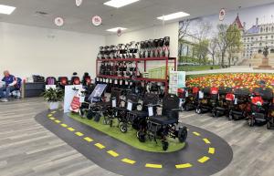 Photo of Mobility City of Albany showroom is stocked with mobility equipment for every need