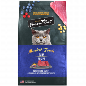 Fussie Cat Market Fresh Dry Cat Food New Tuna Recipe bag