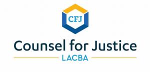 LACBA's Councel for Justice logo