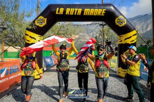 Bend Racing/4 Hour Fuel on the finish line at La Ruta Madre Adventure Race