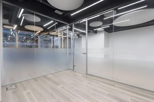 glass partition walls