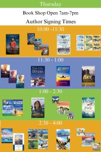 Authors Connect Thursday book signing schedule