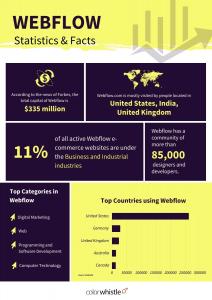 Webflow Statistics by ColorWhistle, Webflow development services partner