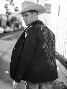 Actor Brian Norris wearing a cowboy hat (photo by Jacqueline Patton)