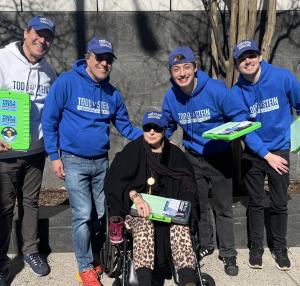 Felicia Stein and Todd J. Stein with Team Stein