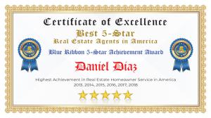 Daniel Diaz Certificate of Excellence Pharr TX