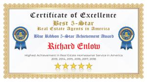 Richard Enlow Certificate of Excellence Dallas TX
