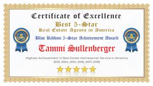 Tammi Sullenberger Certificate of Excellence Sharpburg GA