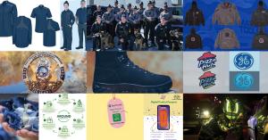 Visual summary of innovative and best dressed uniform programs honored at the 2025 NAUMD Awards.