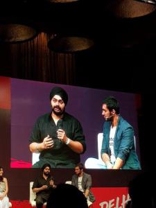 Pujneet Singh owner of Bhooka Saand at YouTube Fanfest