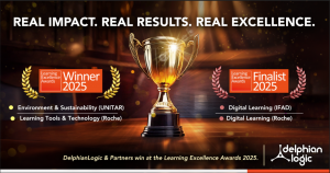 Wins across Environment & Sustainability, Learning Tools & Technology, and Digital Learning categories reflect DelphianLogic’s commitment to real-world transformation through learning.