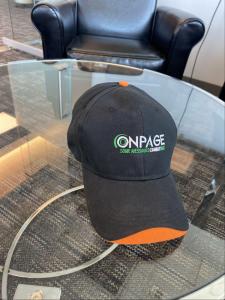 Swag #2: OnPage branded Baseball Cap