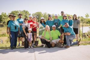 Apache employees join CEO Foundation and Trees for Houston to celebrate Earth Day, caring for people and the environment.