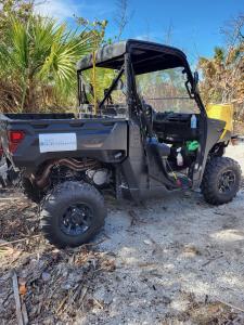 Don Pedro Island State Park received a new UTV thanks to a partnership between the Florida State Parks Foundation and the William G. & Marie Selby Foundation.