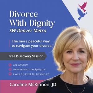 Caroline McKinnon, JD Divorce Mediation in SW Denver Metro Service Card