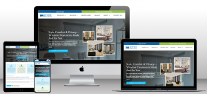 Website Mockup of Surfside Blinds