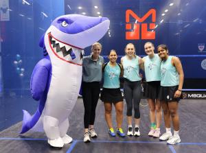 Sono Shark "Sharkie" helps the Sono Sharks to victory