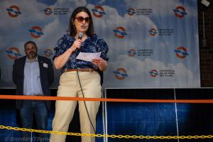anine MacGregor NJDEP Director CSPR Ribbon Cutting First Solar Panel Recycling Facility in NJ