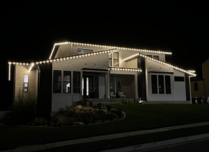 Outdoor home security lighting