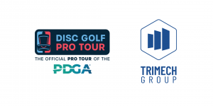 A partnership logo including the DGPT and TriMech Group branding