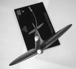 Picture of the Speedform Supermarine Spitfire On a Stand Banking