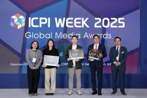 Editor-in-Chief Cath Isabedra of Asia Food Journal (left) with award-winning companies