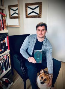 Alexander Paul Burton with their book, The Hollow Vale
