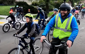 Cycling to school