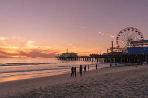Santa Monica Pier on Los Angeles Sightseeing Tour