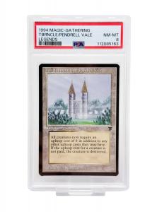 Magic: The Gathering Legends Expansion Set, ‘The Tabernacle at Pendrell Vale’ card, PSA graded 8.0 Near Mint. Estimate: $2,000-$4,000