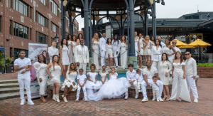 All White Waterfront Photo Shoot