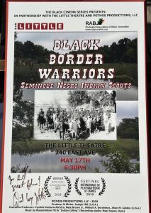 Movie poster for the film Black Border Warriors, directed by Jospeh Hill