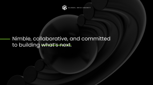 Team at Global Grid Agency collaborating on creative systems strategy for startup and B2B clients, showcasing the agency’s digital-first approach.