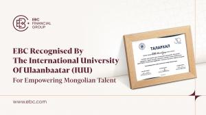 Appreciation letter from the International University of Ulaanbaatar (IUU). - EBC