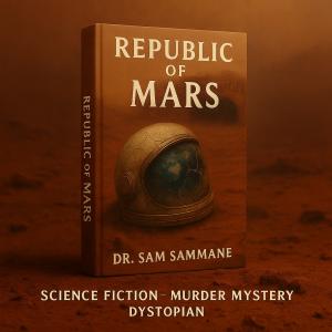 The front cover of Sam Sammane's latest book, Republic of Mars
