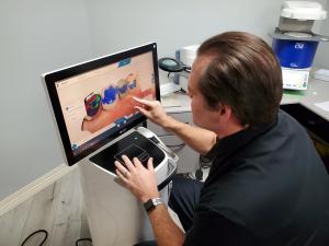 Cutting-edge CAD/CAm technology used to make a same day crown at Carson & Acasio Dental Group