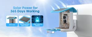 bird feeders for sale- solar power for 365 days working