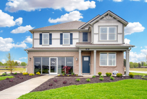two story model home exterior