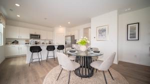 dining nook and kitchen