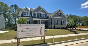 The exterior of the dream home.