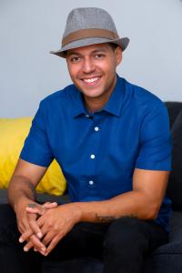 Robbie Cabral, inventor of BenjiLock and Shark Tank entrepreneur, smiling in professional headshot after being named a 2025 UCLA Bruin Business 100 Honoree.