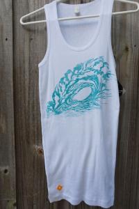 Wave Art Print Tshirt