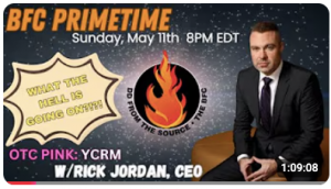 Buffalo Fireside Chats (BFC) PRIMETIME w/ Rick Jordan | YCRM Stock | ReachOut