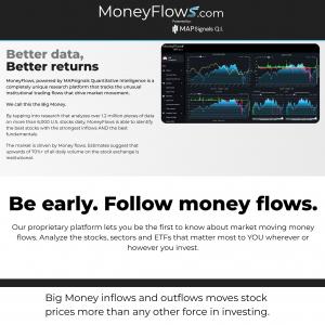 The MoneyFlows portal allows traders to visualize breadth, capitulation, and equity flows.