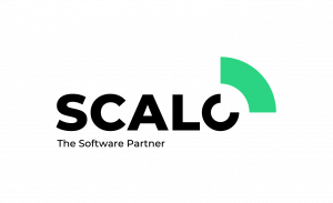 Scalo logo with headline