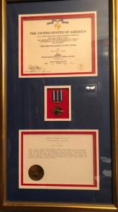 Rick Mantei's Distinguished Flying Cross Award